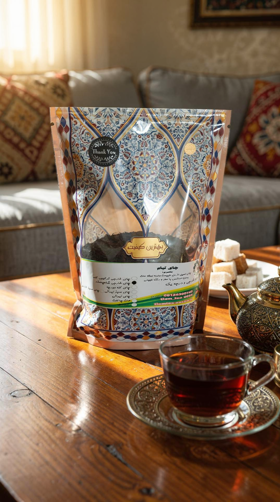 چای خارجی ترکیبی شاهپسند تیام 500گرمی